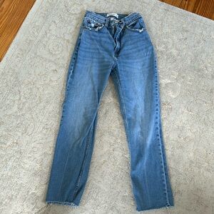 Abercrombie Curve Love Ankle Straight Jeans